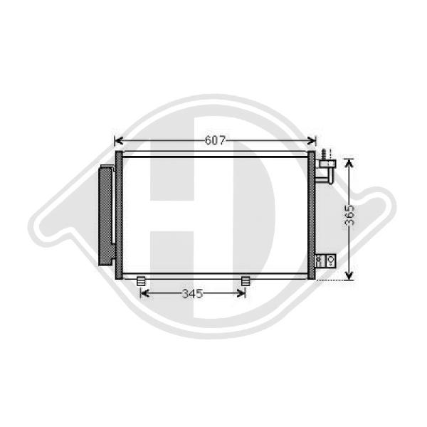 Kondensator, Klimaanlage Diederichs DCC1640 von Diederichs