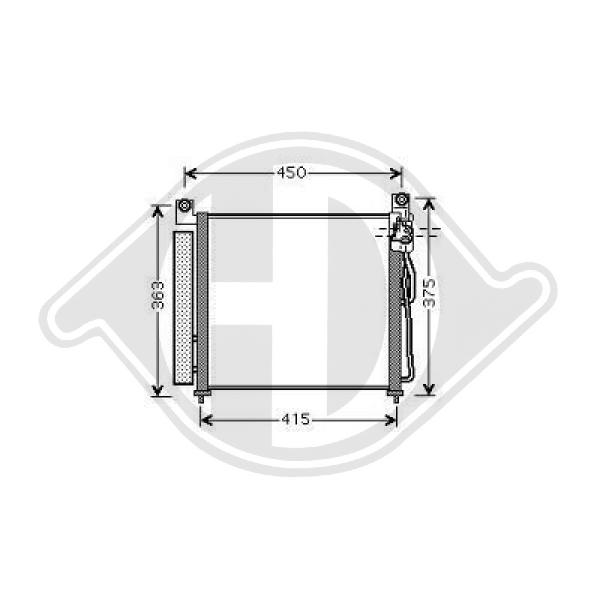 Kondensator, Klimaanlage Diederichs DCC1927 von Diederichs