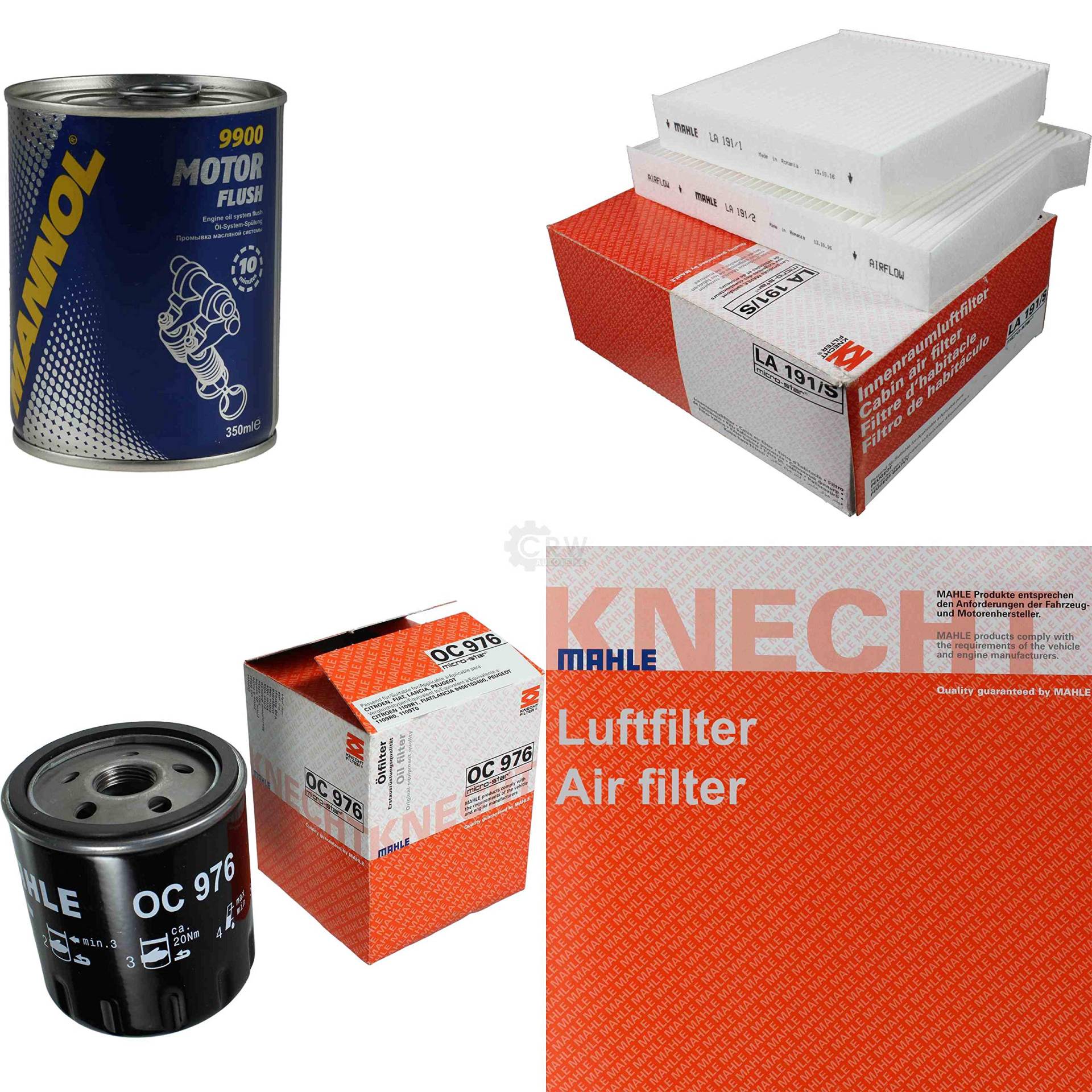 MAHLE/KNECHT Inspektionspaket Filter Set SCT Motor Flush Motorspülung 11604870 von Diederichs