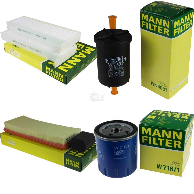 MANN-FILTER Inspektions Set Inspektionspaket Innenraumfilter Kraftstofffilter Luftfilter Ölfilter von Diederichs