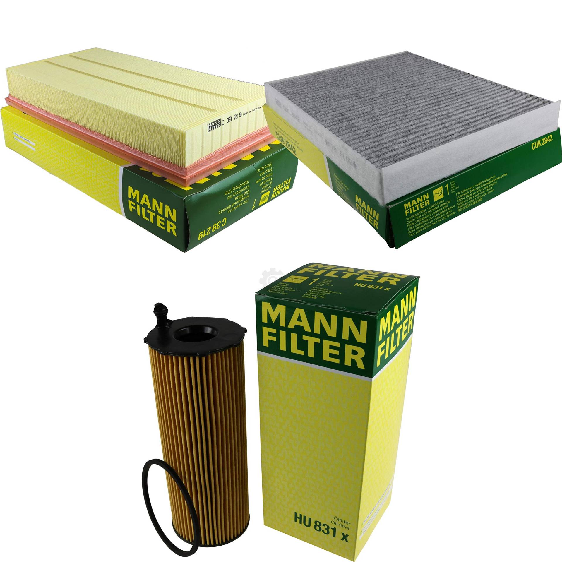 MANN-FILTER Inspektions Set Inspektionspaket Innenraumfilter Luftfilter Ölfilter von Diederichs