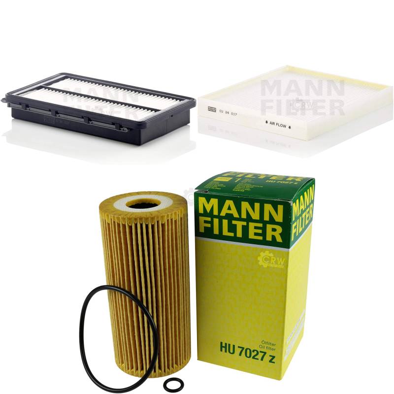 MANN-FILTER Inspektions Set Inspektionspaket Innenraumfilter Luftfilter Ölfilter von Diederichs