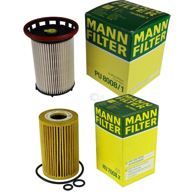 MANN-FILTER Inspektions Set Inspektionspaket Kraftstofffilter Ölfilter von Diederichs