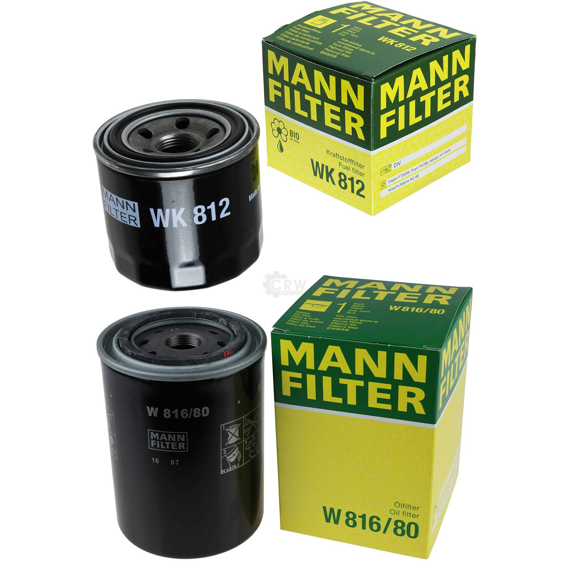 MANN-FILTER Inspektions Set Inspektionspaket Kraftstofffilter Ölfilter von Diederichs