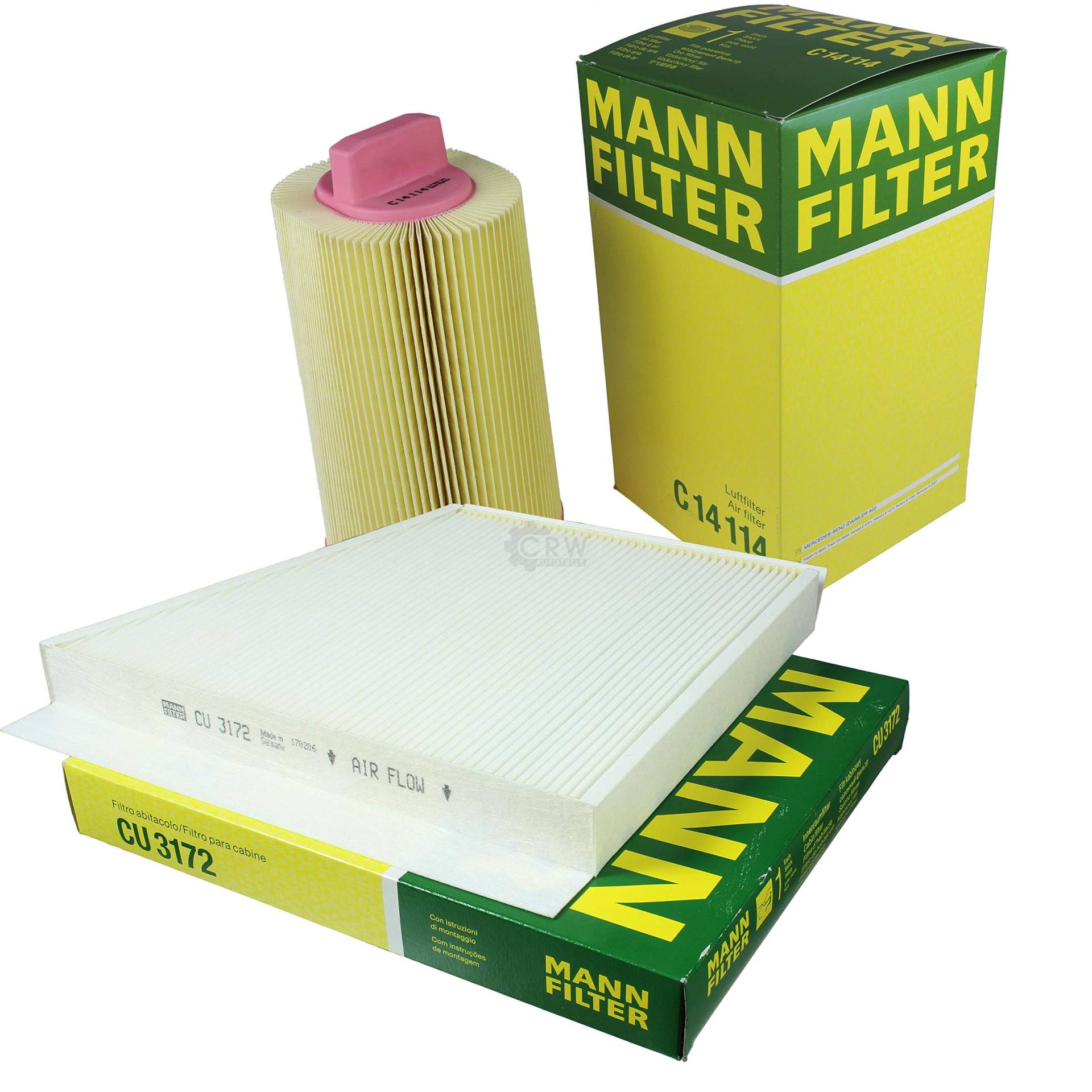 MANN-FILTER Inspektions Set Inspektionspaket Luftfilter Innenraumfilter von Diederichs