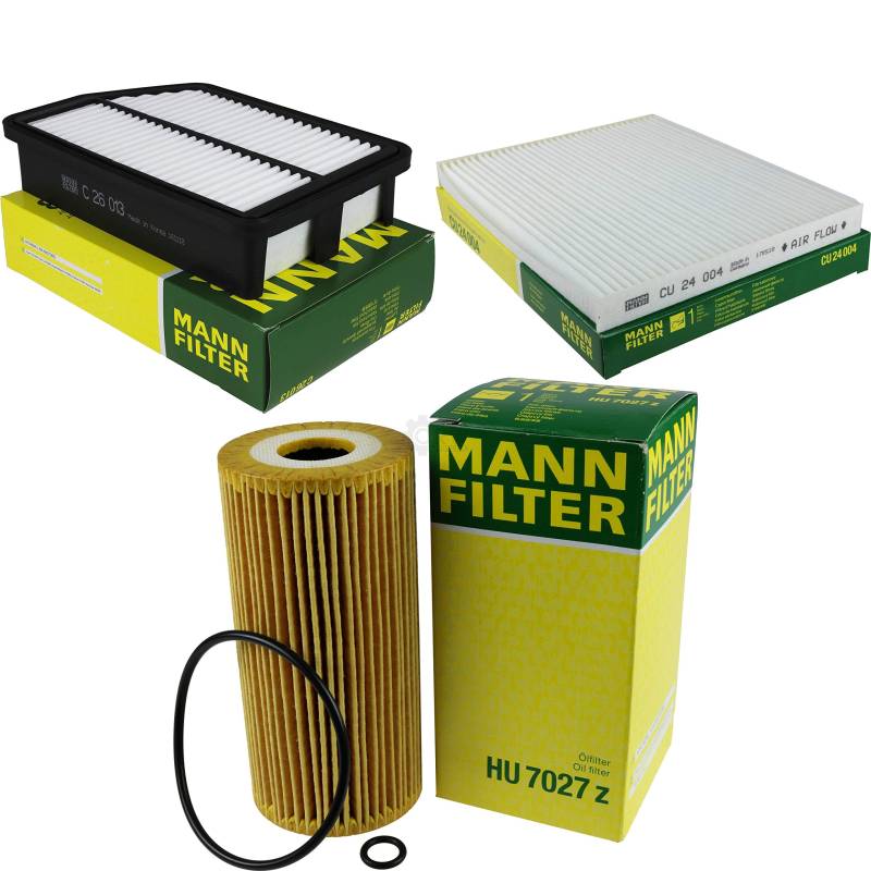 MANN-FILTER Inspektions Set Inspektionspaket Luftfilter Ölfilter Innenraumfilter von Diederichs