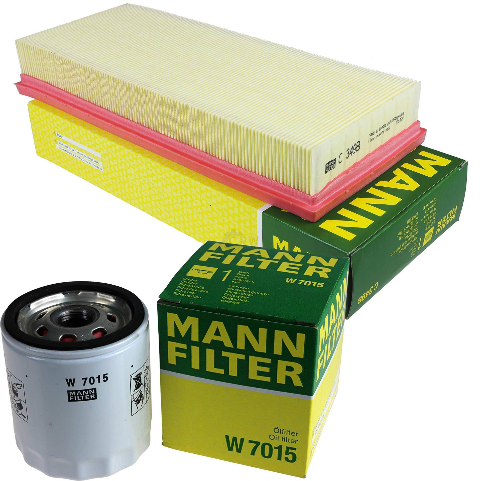 MANN-FILTER Inspektions Set Inspektionspaket Luftfilter Ölfilter von Diederichs