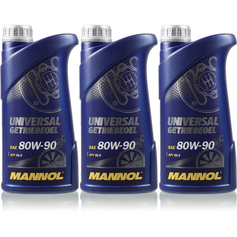 QR-Parts Set 85447306 MN8107-1 3L Original MANNOL Universal Getriebeöl 80W-90 API GL 4 von Diederichs