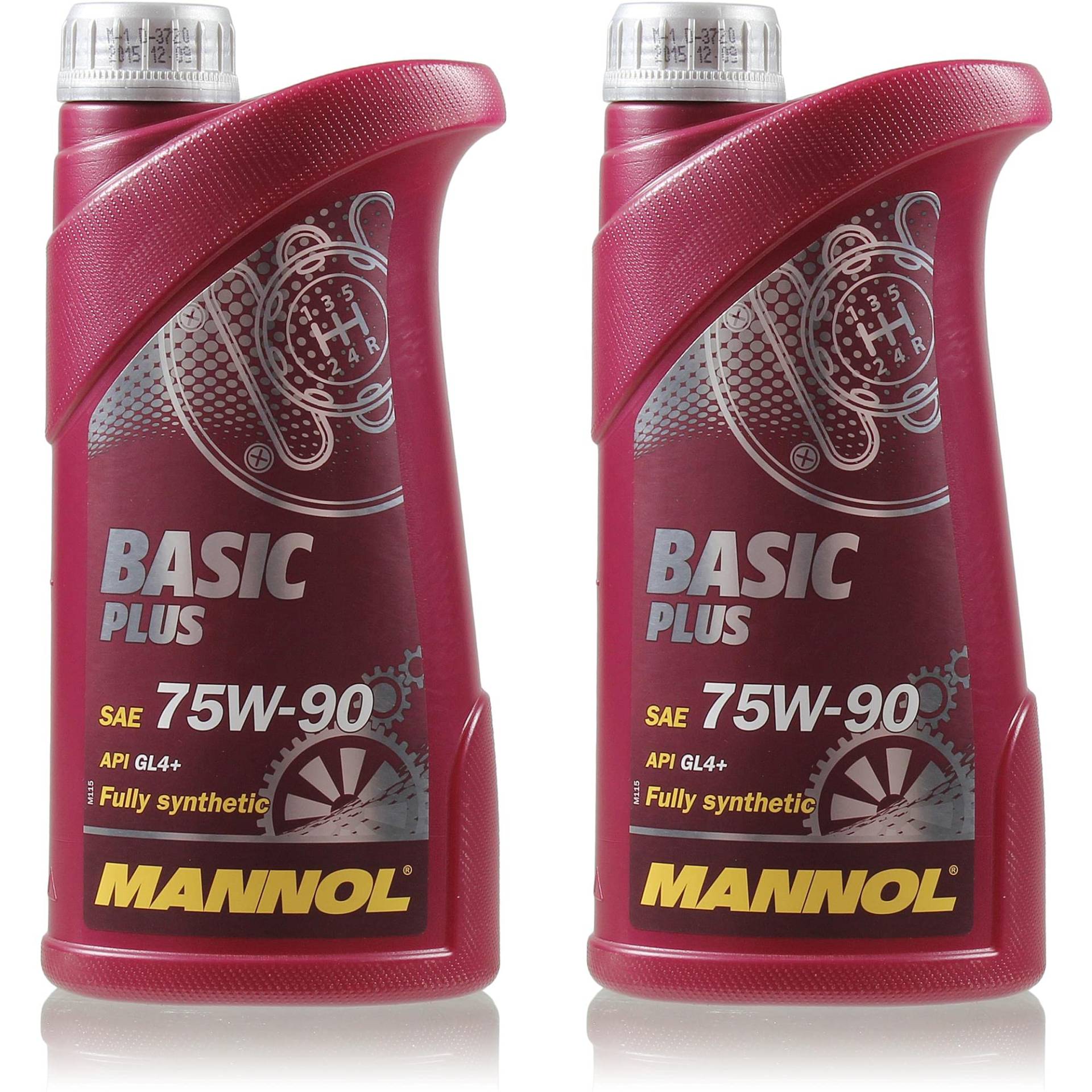 QR-Parts Set 85447855 MN8108-1 2L Original MANNOL Basic Plus 75W-90 API GL 4+ Öl Getriebeöl von Diederichs