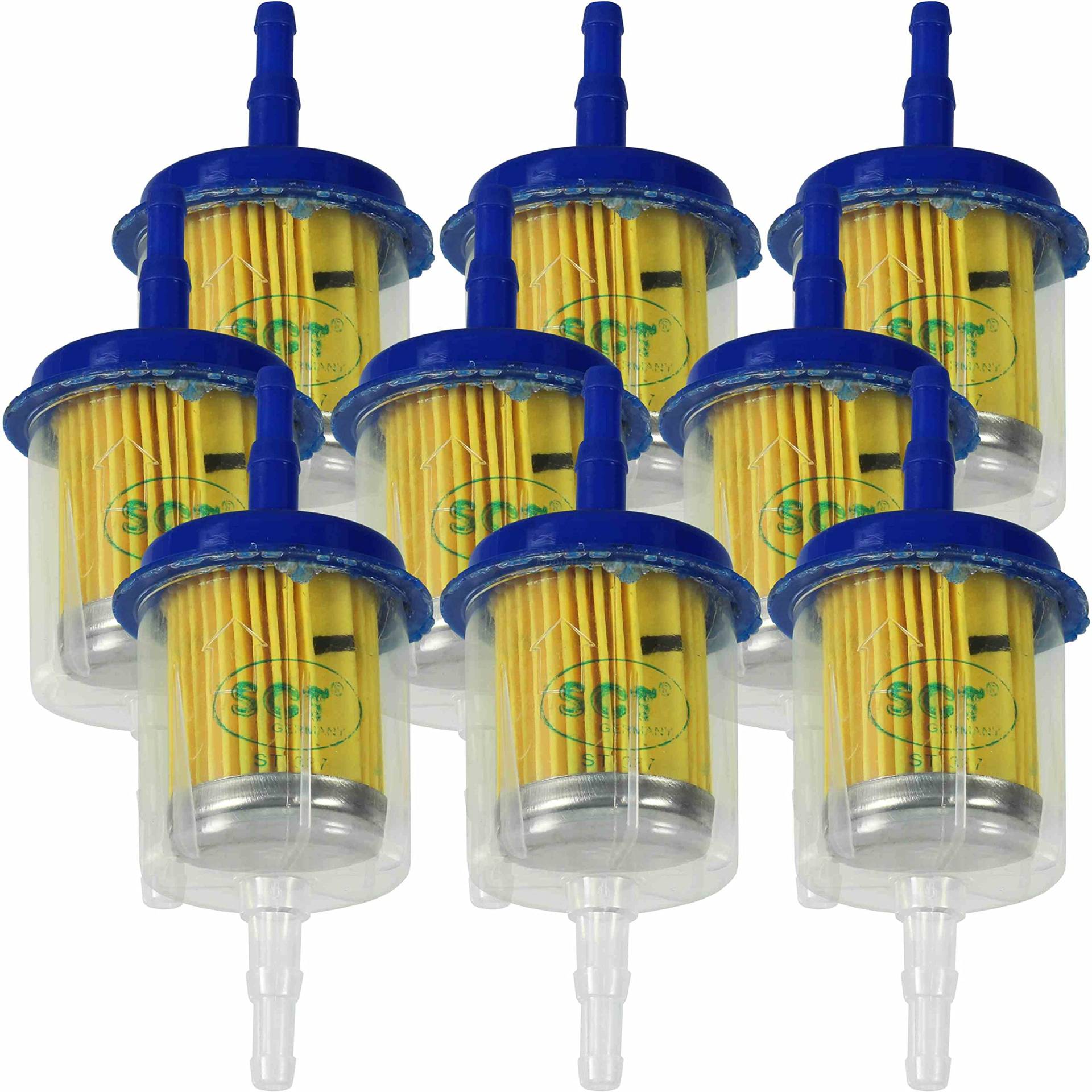 QR-Parts Set 85450115 ST 337 9xOriginal SCT Kraftstofffilter Fuel Filter von Diederichs