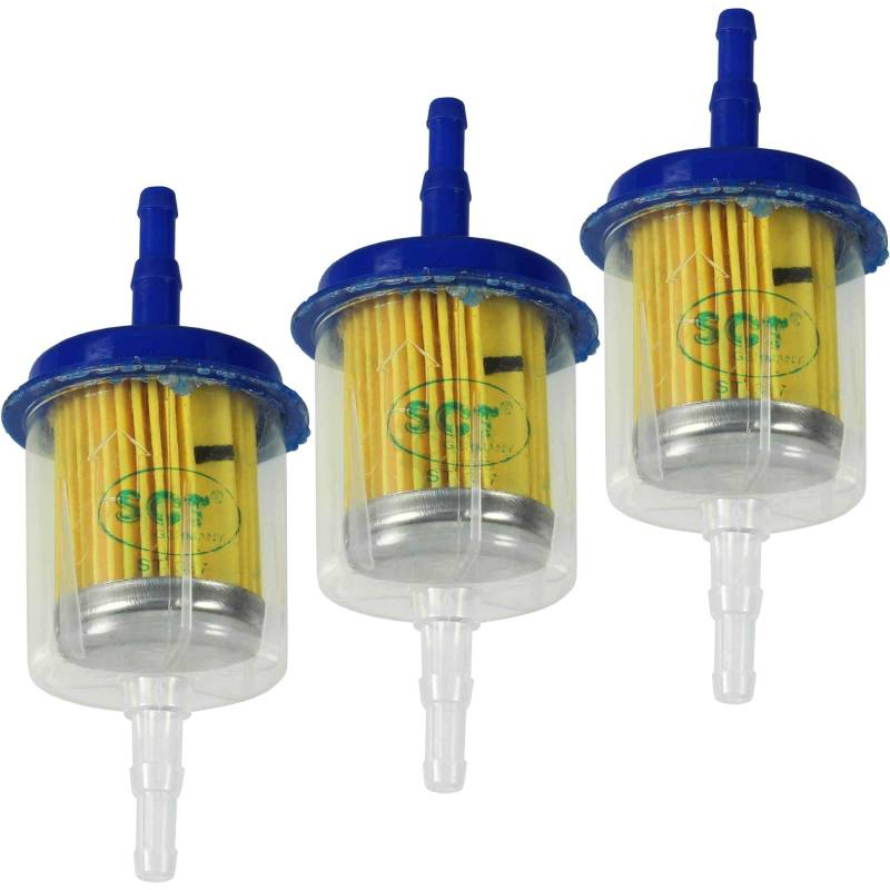 QR-Parts Set 85453865 ST 337 3xOriginal SCT Kraftstofffilter Fuel Filter von Diederichs