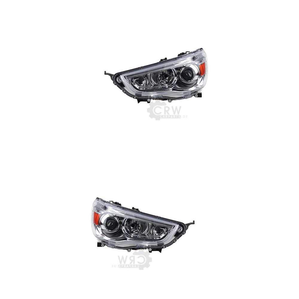 Scheinwerfer Set links & rechts Hauptscheinwerfer Frontscheinwerfer ohne Steckdose für Model ASX GA_W_ von Diederichs