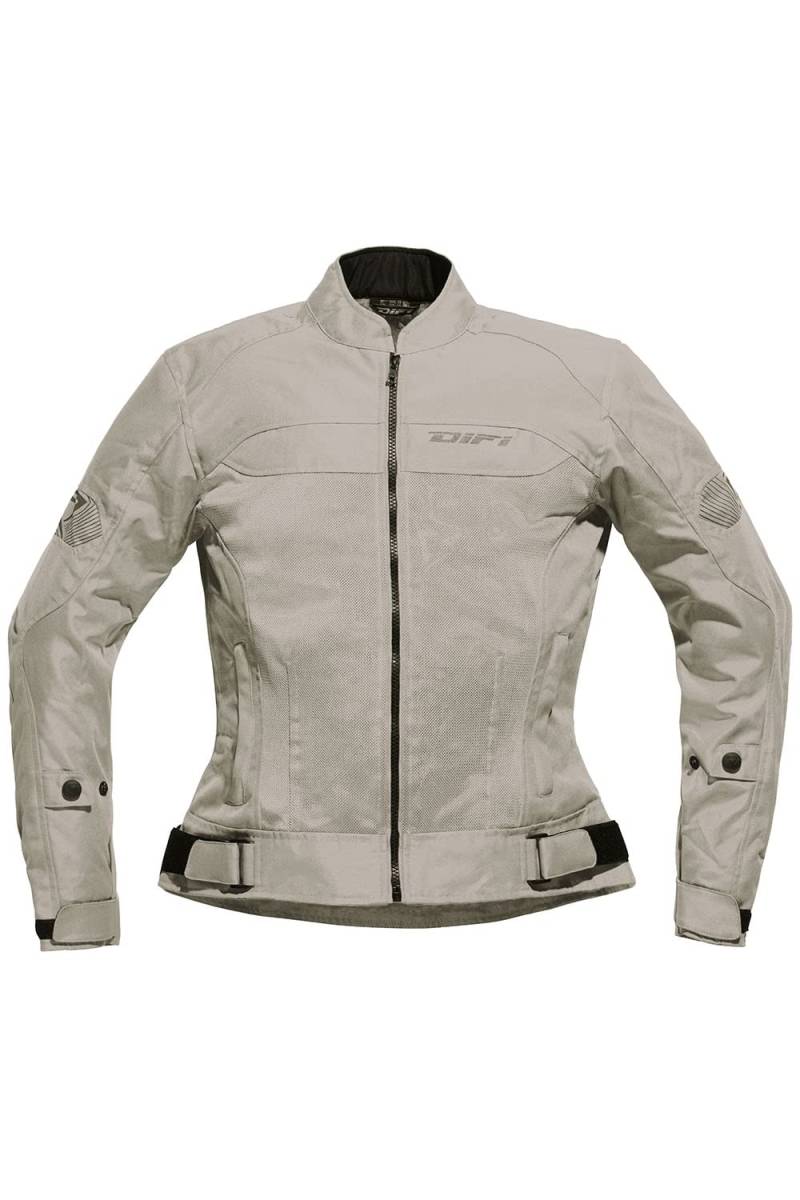 Difi Ibiza Air Damen Motorradjacke Sommerjacke, hellgrau, 40 von Difi