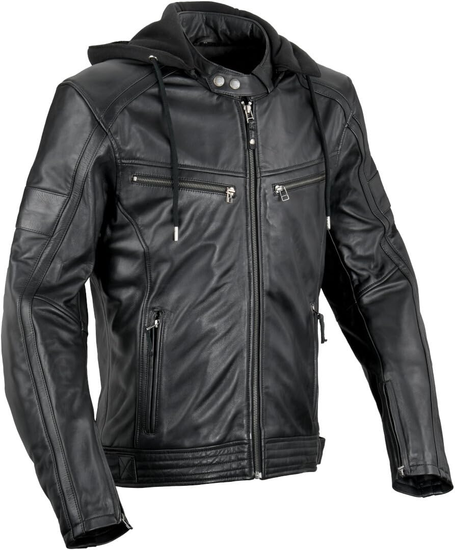 Difi Motorradjacke Detroit 2 Lederjacke für Herren, 50 von Difi