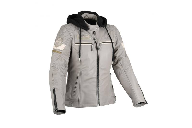 Difi Motorradjacke Jolene 2 Lady, Grau Beige, XL von Difi