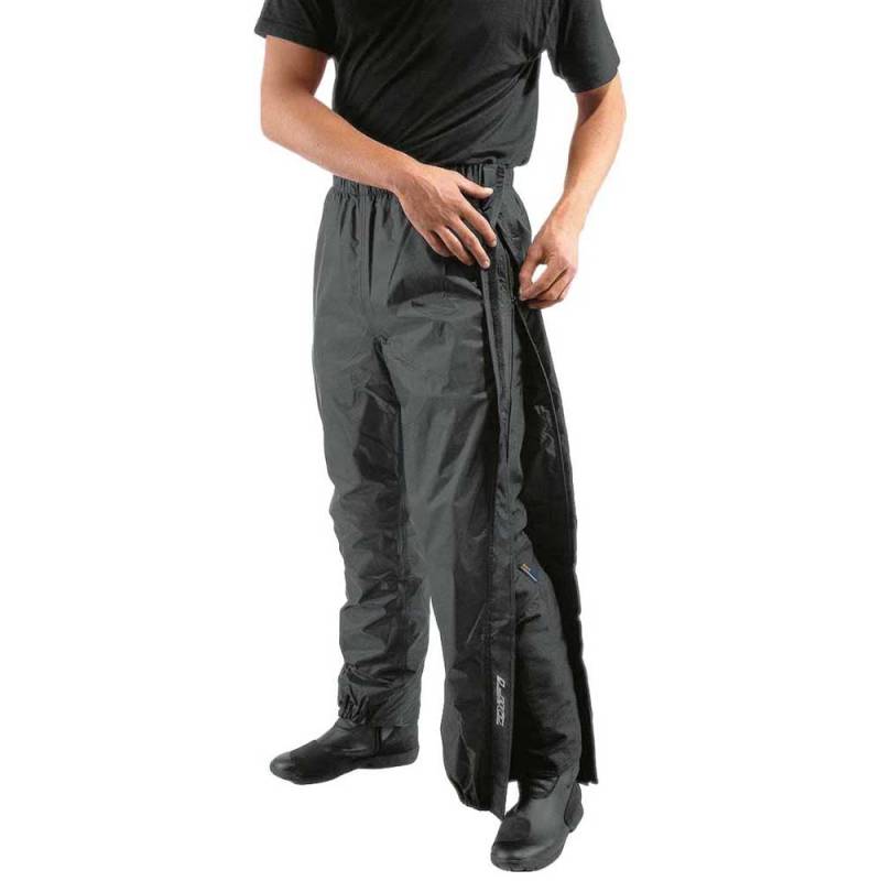 Difi Regenhose Zip mit Reißverschluss - schwarz, S von Difi