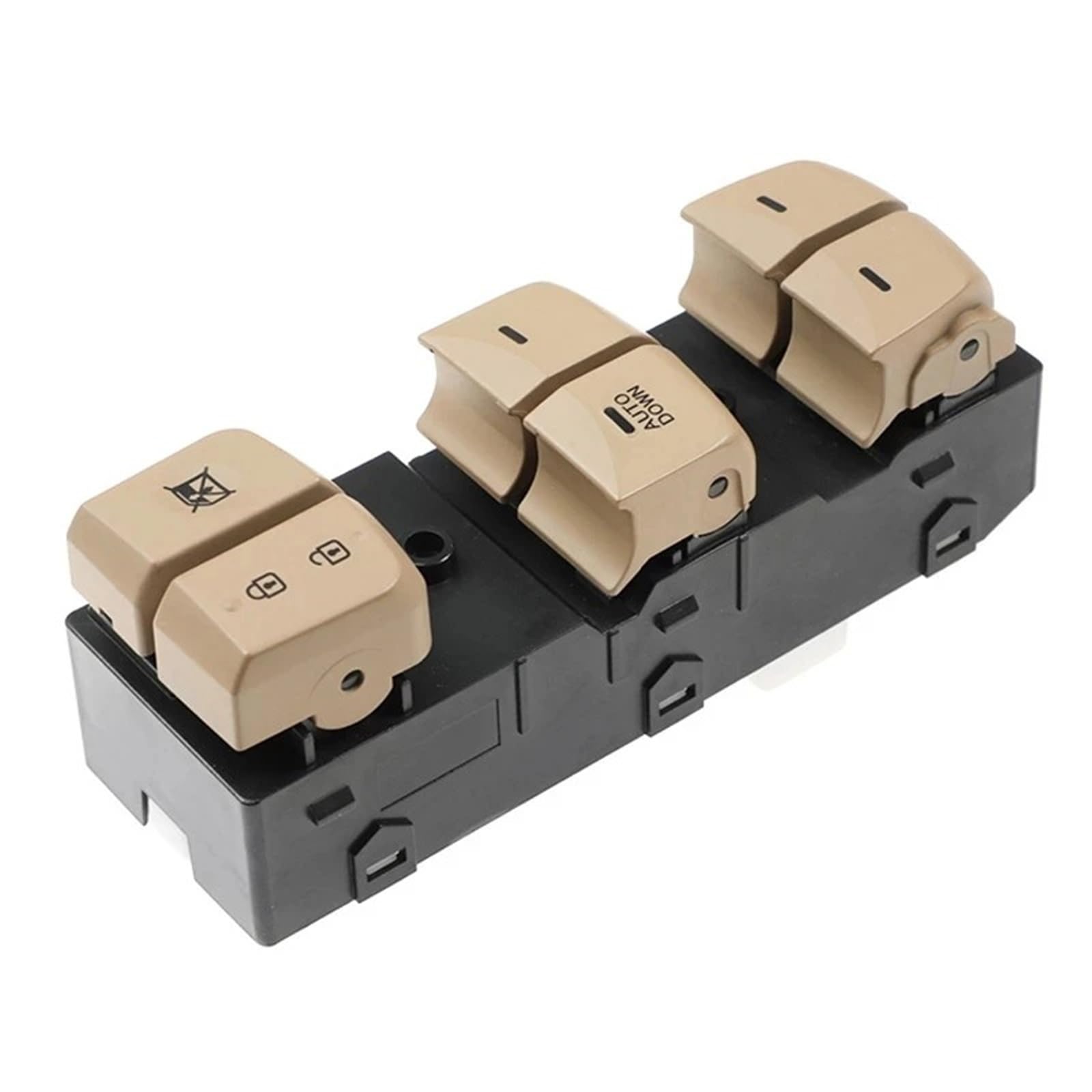 Fenstersteuerung 93570-4V000 Für Hyundai Für Elantra Lang Bewegen Vorne Links Fahrertür Fensterheber Switch Control Befehl Tastatur(Beige) von Difmqf