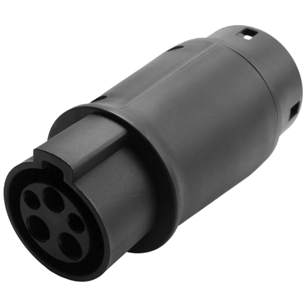 Diggtor EVSE J1772-Adapter Typ 1 auf Typ 2-Buchse, Elektrofahrzeug-Ladeanschluss, IEC62196-2-Adapter für Autos von Diggtor