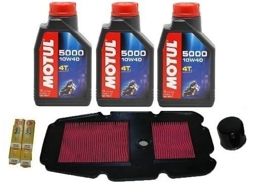 Inspektionskit Honda XLV transalp 650 Öl MOTUL 5000 Filter Luft Öl Kerzen von Digital Moto