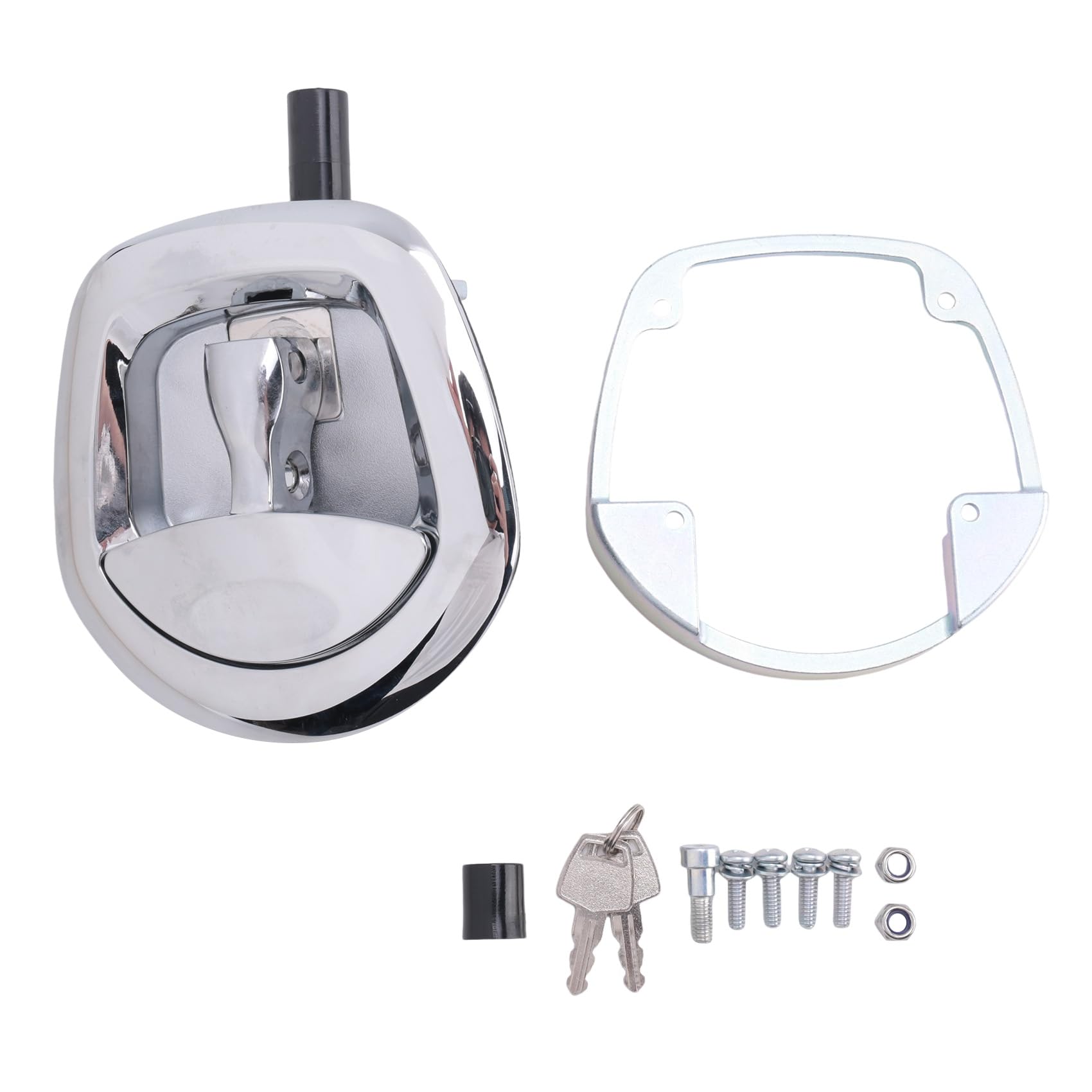 Diheohg 1Set Off-Road Modified Trailer Mechanisches Türschloss Escort Anti-Diebstahlschloss Rv Paddle Entry Door Lock Whale Tail Lamp Lock von Diheohg