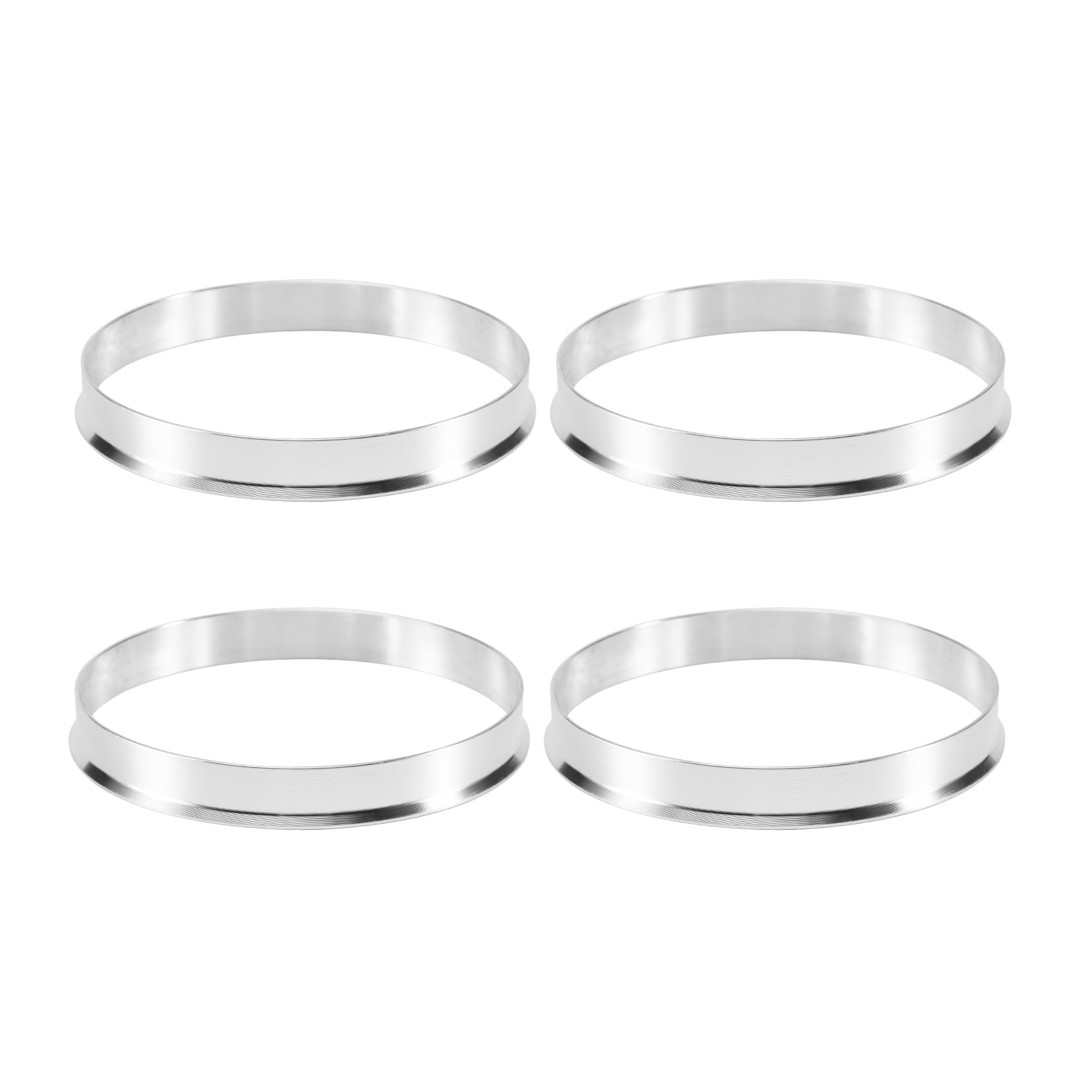 Diheohg 4 X Universal Aluminium Nabe Zentrisch Ring Spurverbreiterung Set 74.1mm O/D 72.6mm I/D von Diheohg