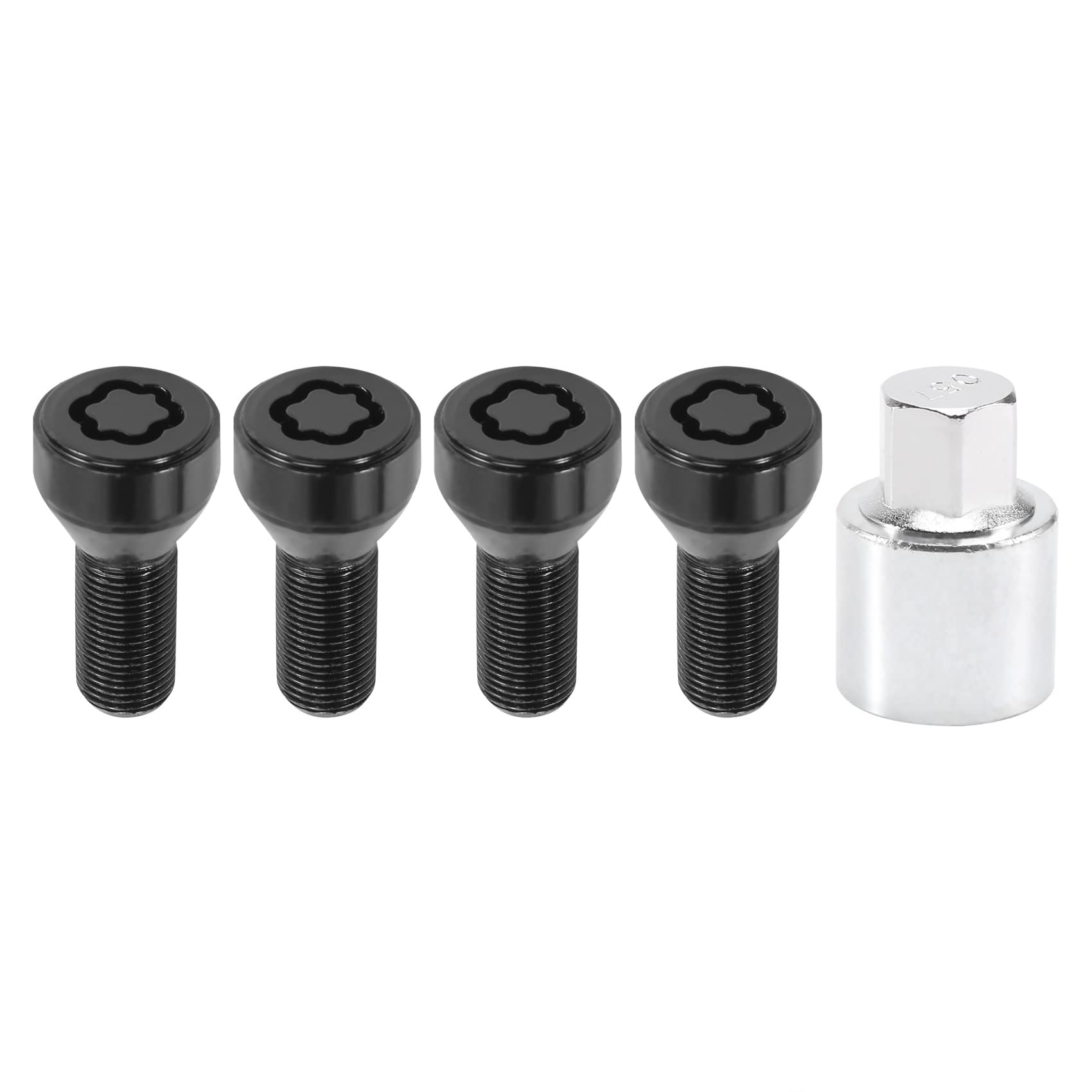 Diheohg Anti-Diebstahl Rad Bolzen 14X1,25MM für Hohe Typ Rad Schloss Set 36136792851 von Diheohg