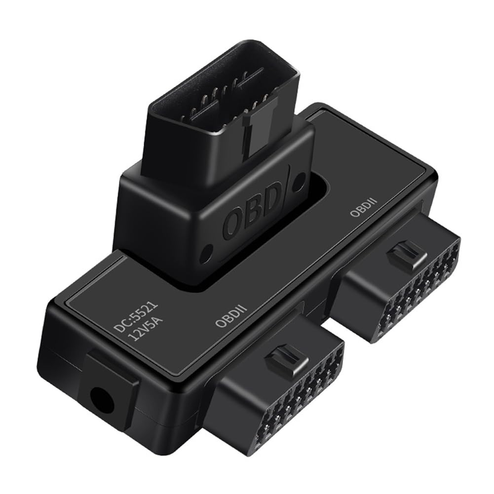 Diheohg OBD2 EIN in Adapterkabel Unterteiltes 16-Poliges 16-Adriges OBD-Erweiterungskabel Anschlussadapterkabel Universal Dc5521 von Diheohg