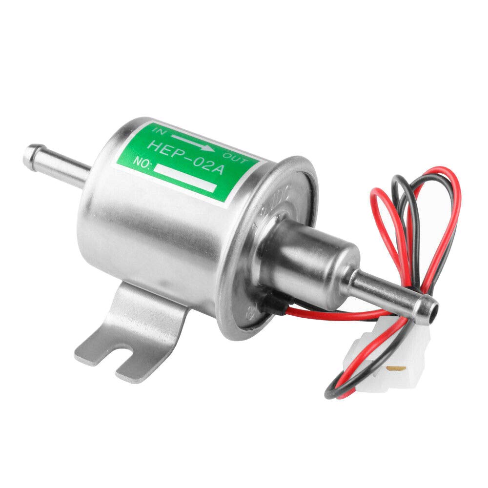 Diheohg Universal 12V HEP-02A Kraftstoff FöRder Pumpe Inline Elektrische Nieder Druck Kraftstoff Pumpe Gas Kraftstoff Pumpe von Diheohg