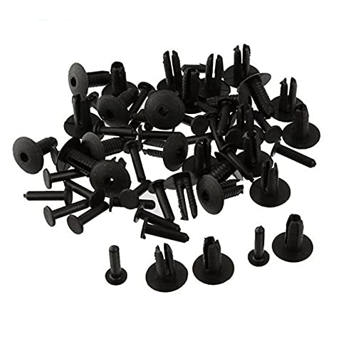 Diheohg für - 51118174185 Einstieg Leiste Rad Auto Nieten Bogen Clips Halter Reparatur 100 StüCk StoßStangen Verkleidung von Diheohg