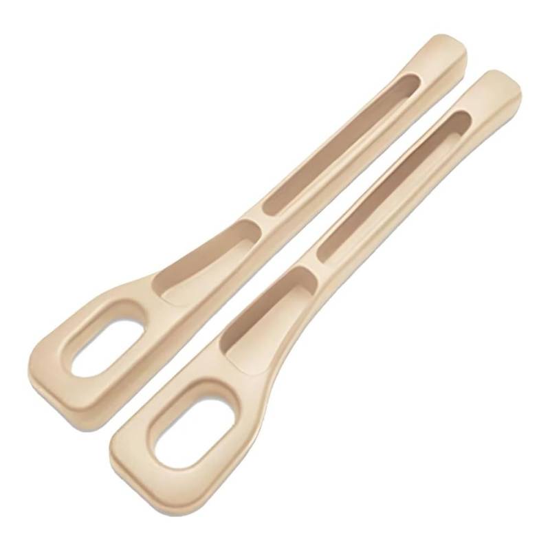 2pcs Autositz Gap Filler Universal auslaufsicher Elastisches PU Leder Autositz Gap Filler Pad Autositz Side Gap Filler Autositz Spaltfüller Autositz Zubehör (beige) von DiiWmme