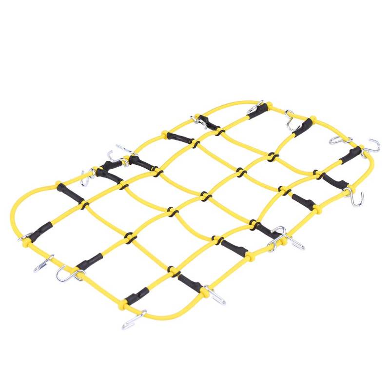 Elastische Gepäcknetz, Nylon Gepäcknetz mit Haken für RC Kletterwagen D90 SCX10 von Dilwe