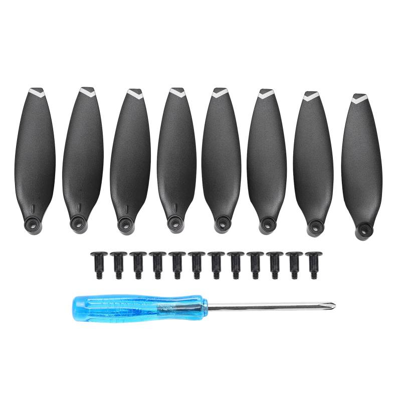 Für FIMI X8 MINI Drone Propeller Set, Drohnenpropeller Geräuscharme, dynamischen Gleichgewichtstest, Propeller Blätter Ersatzzubehör für FIMI X8 MINI, 8 Stück / Set(Weiß) von Dilwe