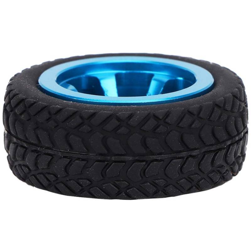 RC Rad Reifen, Automodell Zubehör Gummireifen Material Fit für WLtoys 1/28 RC K969 K989 K999 P929 4WD Short Pool Drift Offroad Rallye(blau) von Dilwe