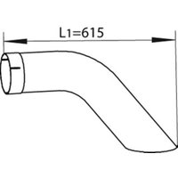 Abgasrohr DINEX 54667 von Dinex