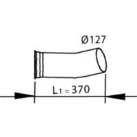 Abgasrohr DINEX 82144 von Dinex