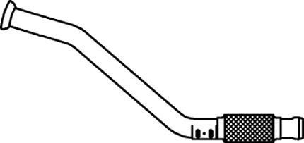 Abgasrohr vorne Dinex 56111 von Dinex