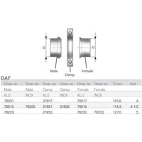 Rohrverbinder, Abgasanlage DINEX 78229 von Dinex