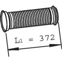 Wellrohr, Abgasanlage DINEX 22126 von Dinex