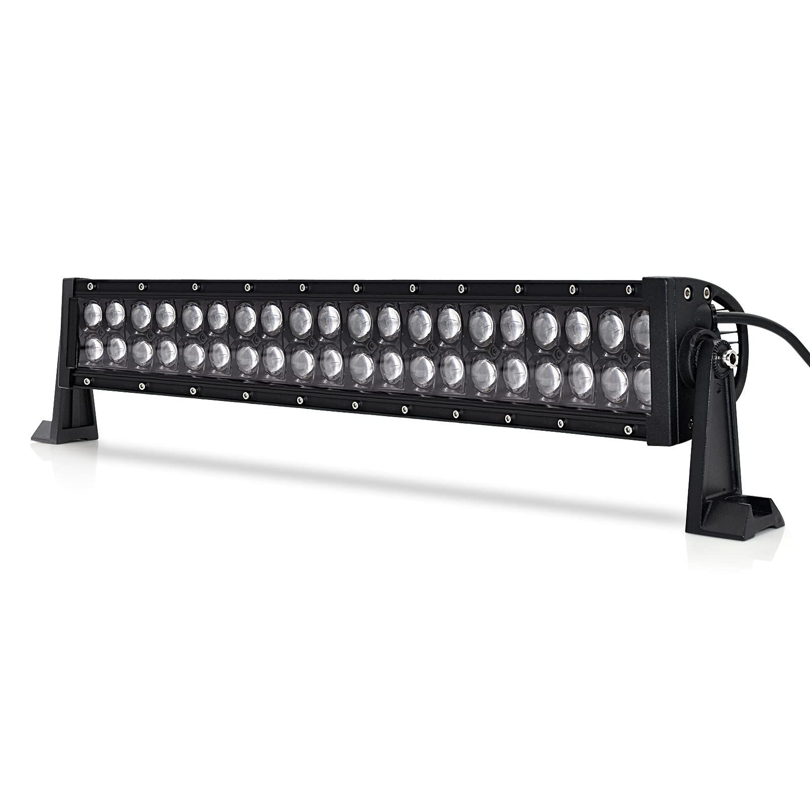 Dinfu Led Arbeitsscheinwerfer Balken 24Inch 270W 60cm Led Lichtbalken 12V 6000K Led Zusatzscheinwerfer Bar Spot Flutlicht Combo Beam offroad für Auto 4X4 J-eep ATV SUV UTV Fahrzeuge Traktor von Dinfu