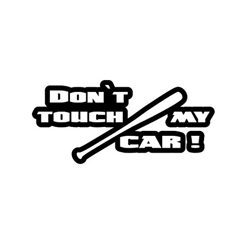 Aufkleber Don´t Touch My car Sticker Decal Folie Tuning (schwarz) von Dinger-Design