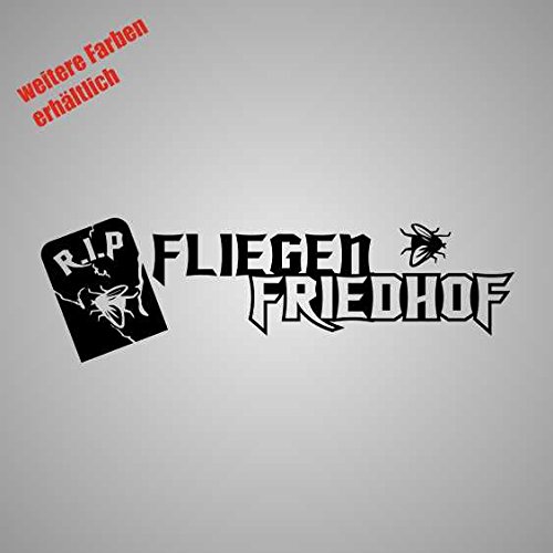 Aufkleber fliegenfriedhof Sticker Decal Folie Tuning (schwarz) von Dinger-Design