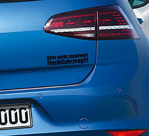 Dinger-Design Fluchtfahrzeug Aufkleber JDM Style Sticker OEM Tuning Decal Stickerbomb 25x6cm von Dinger-Design