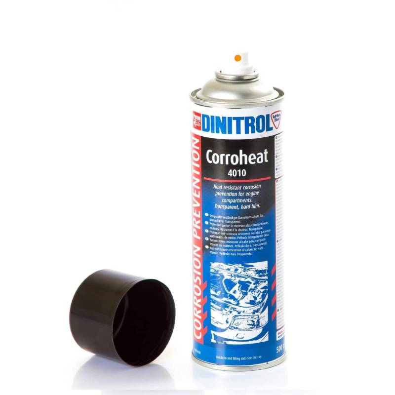 DINITROL® 4010 Corroheat Clear Motorraum Korrosionsschutzwachs – 500 ml Aerosol von Dinitrol