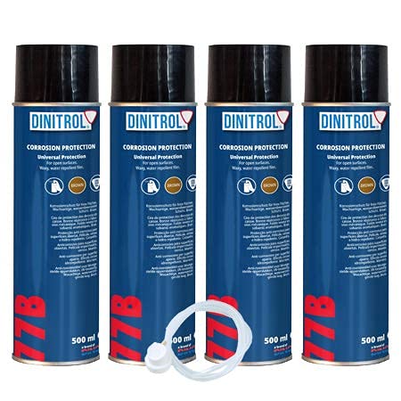 Dinitrol 77B Hohlraumwachs (Hellbraun), 500 ml x 4 + Ext von Dinitrol