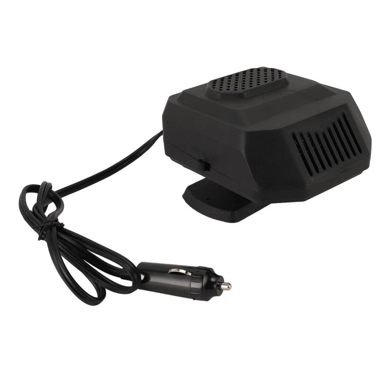 Dioche Auto-Defroster, 12 V Autoheizung, Schnelles Aufheizen, Auto-Defroster-Heizung, Poratble Windschutzscheiben-Defroster, Defogger für den Winter, Schwarz von Dioche