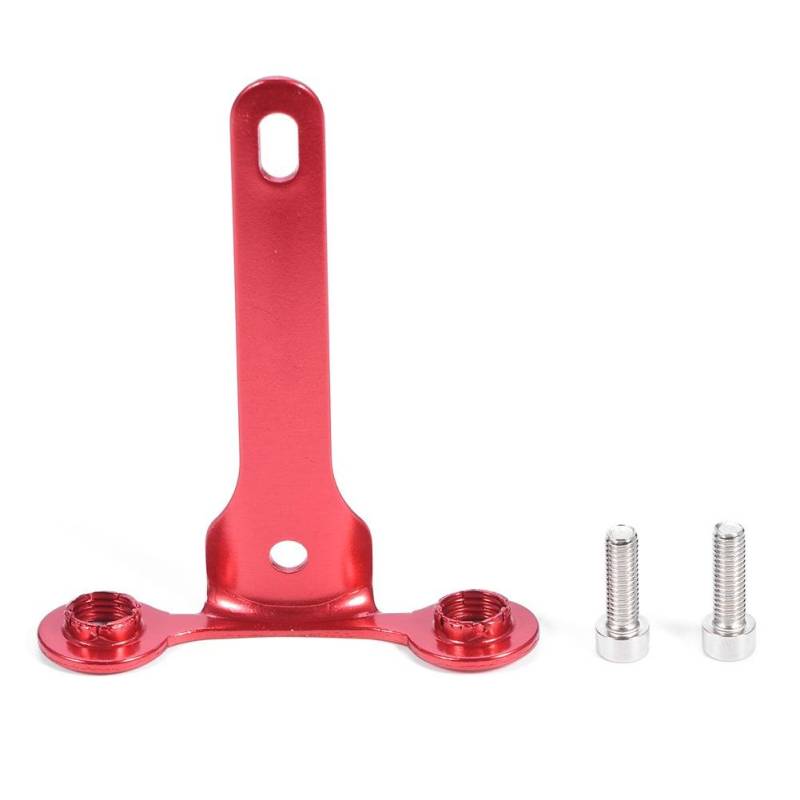 CO2 Kartuschen Halter, Rennrad Mountainbike Aufblashalterung Fahrrad CO2 Cartridge Halter Mount Cage Reiten Zubehör (Rot) von Dioche