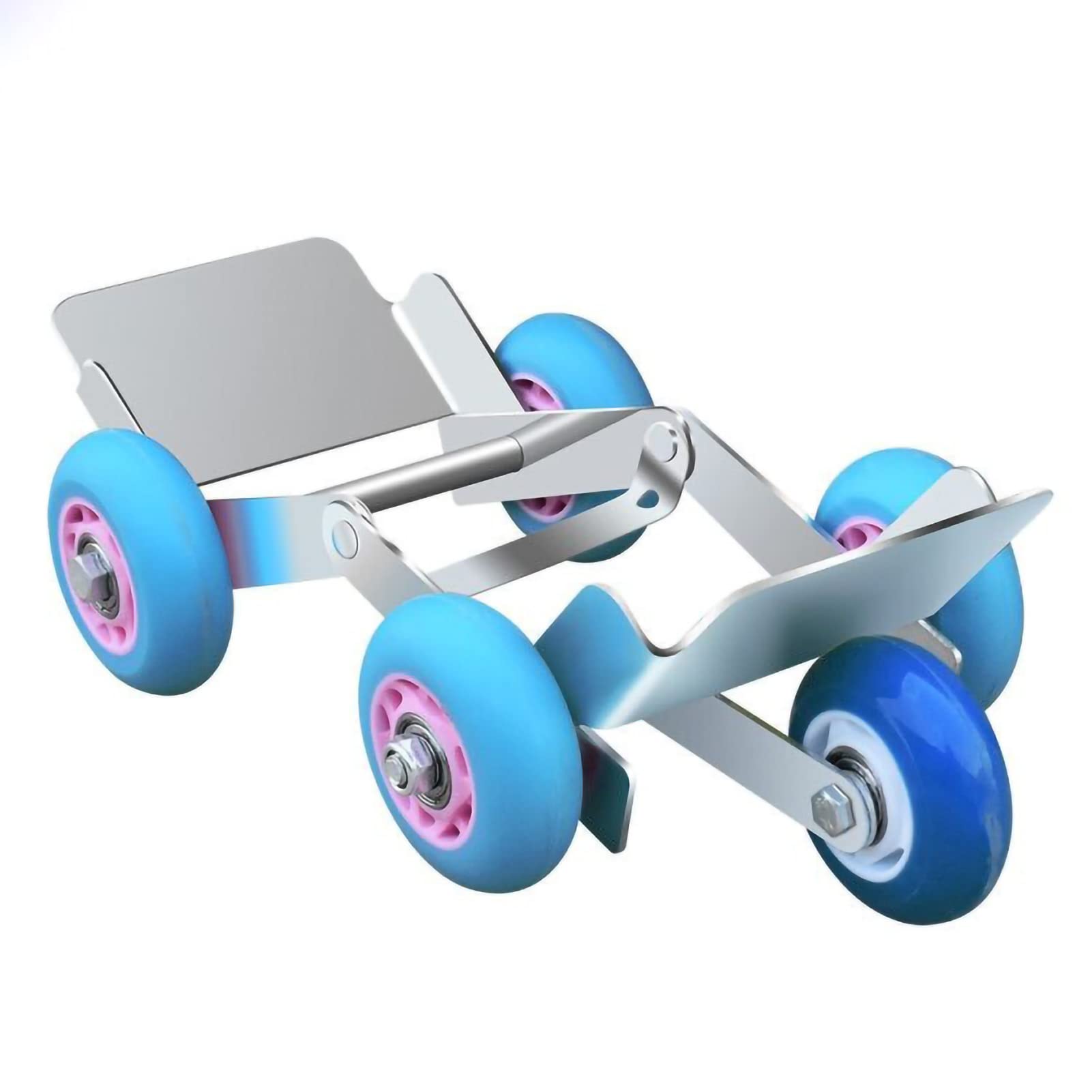 Dioche Heavy Duty Mover, Rollwagen für Möbel Möbelspediteure Reifenpannen Booster Trolly Notfall Reifenwalzen Bewegungswerkzeug mit 5 Rädern für Hochleistungsfahrrad-Motorrad-Dreirad von Dioche