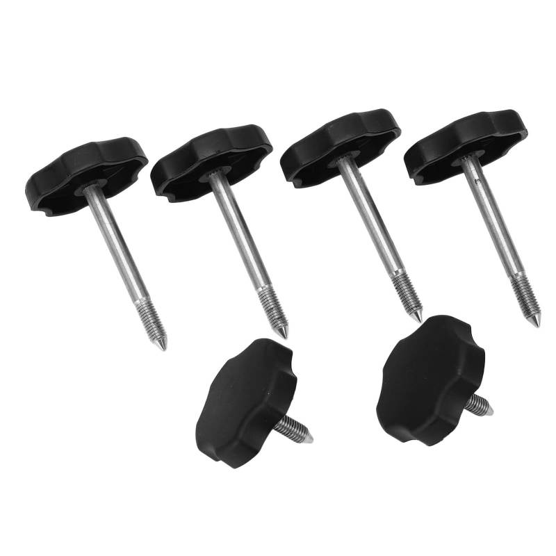 Dioche Top Window Frame Surround Knob, 6PCs Soft Top Fenster Rahmen Knöpfe 55397132AB Ersatz für Wrangler Jk 2007-2018 von Dioche