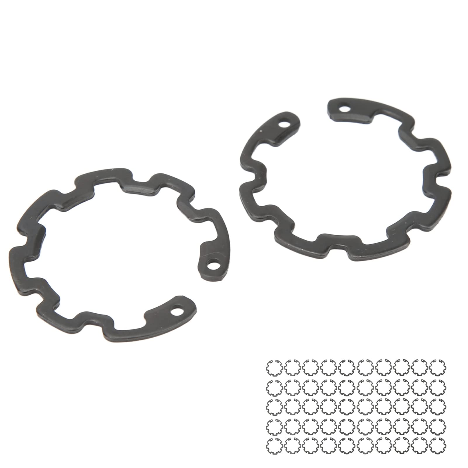 Klimaanlage 50 Stück 1,3 Mm Ac Cfor OMPressor Kupplungs-Sicherungsring aus Schwarzem Eisen Präzise Passform für 10S Ac Cfor OMPressor Kupplungswelle von Dioche