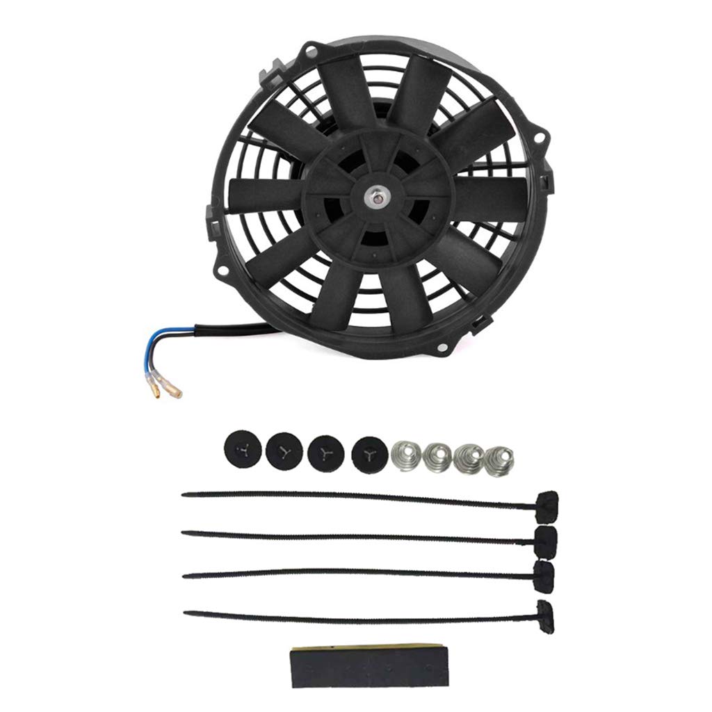 Diogeynu Tragbarer 12-V-Ventilator, 20,3 cm, verstellbarer Ventilator für Auto, LKW, für Rückenlehne, faltbarer Ventilator von Diogeynu